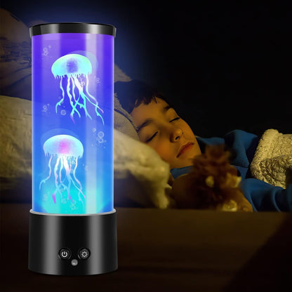 🌊 "LED Jellyfish Lamp – Realistic Moving Jellyfish Aquarium Light with Remote, 7 Color Changing Modes & Quiet Motor | Relaxing Mood Light for Home, Office, Bedroom & Kids Room Decor" - RELUX.STORE