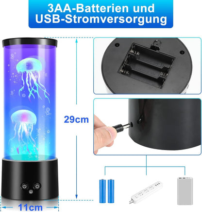 🌊 "LED Jellyfish Lamp – Realistic Moving Jellyfish Aquarium Light with Remote, 7 Color Changing Modes & Quiet Motor | Relaxing Mood Light for Home, Office, Bedroom & Kids Room Decor" - RELUX.STORE