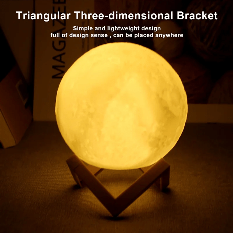 "LED Moon Night Light – Galaxy Projector & Book Light for Kids, Girls & Boys | Birthday Gift, Bedroom Decor, Indoor LED Lighting for Children" - RELUX.STORE