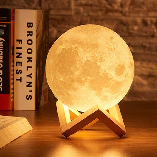 "LED Moon Night Light – Galaxy Projector & Book Light for Kids, Girls & Boys | Birthday Gift, Bedroom Decor, Indoor LED Lighting for Children" - RELUX.STORE