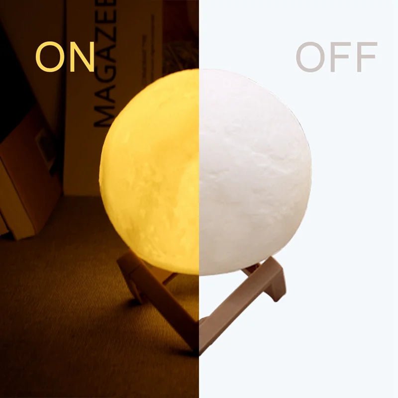 "LED Moon Night Light – Galaxy Projector & Book Light for Kids, Girls & Boys | Birthday Gift, Bedroom Decor, Indoor LED Lighting for Children" - RELUX.STORE