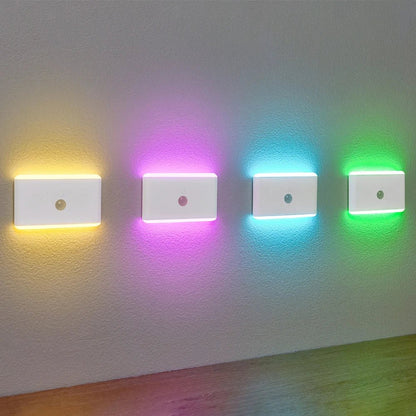 "LED Motion Sensor Night Light – Rechargeable Dimmable Stair Lamp with 3 Lighting Modes | Battery - Powered Indoor Light for Bedroom, Cabinet, Hallway, Closet & Camping Decor" - RELUX.STORE