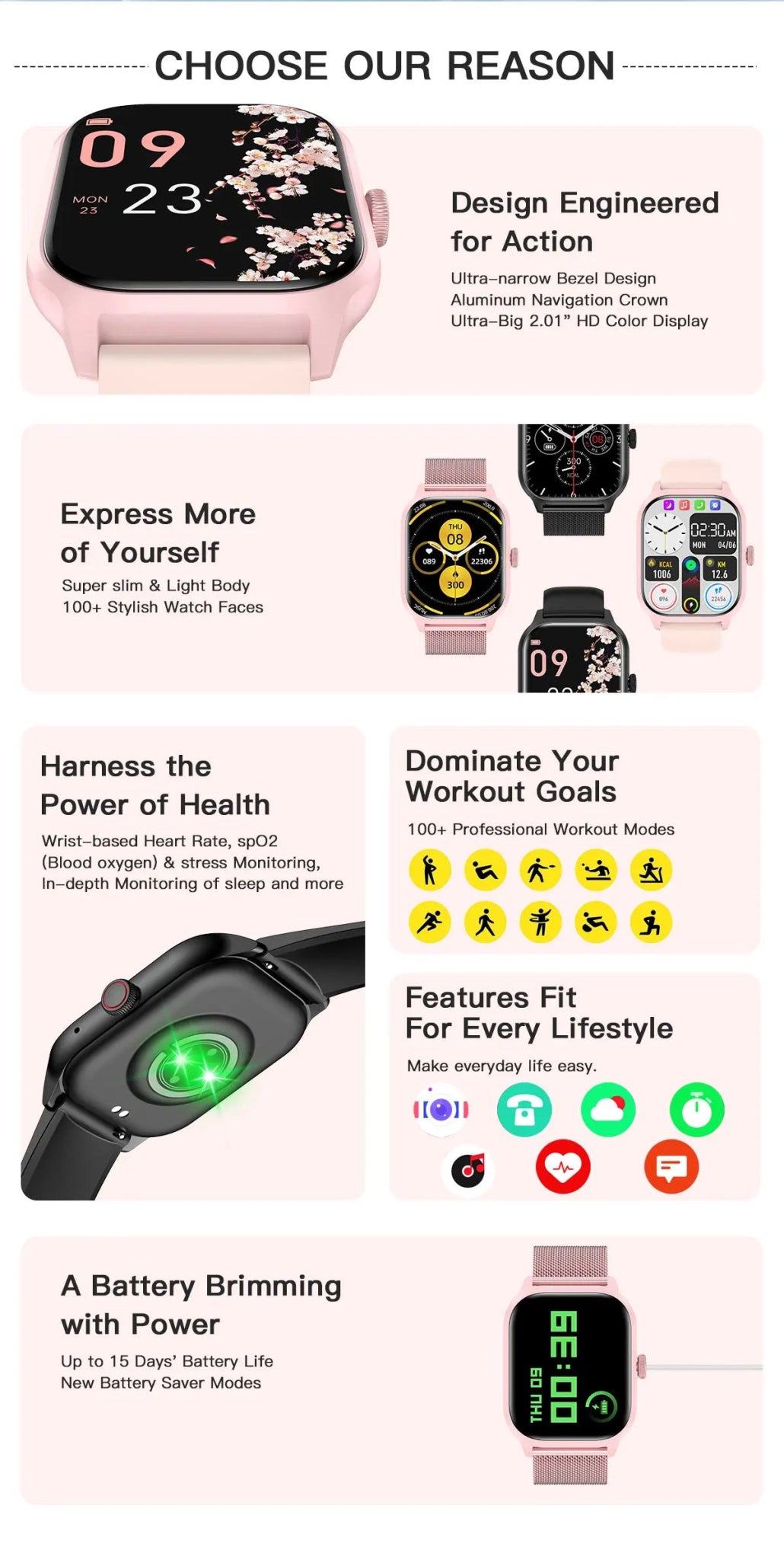 LEMFO LT10 Smart Watch 2024 Android Gift Bluetooth Call Smartwatch 2024 Touch Dial Music Fitness Tracker Sports Watches - RELUX.STORE