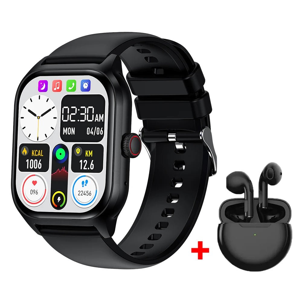 LEMFO LT10 Smart Watch 2024 Android Gift Bluetooth Call Smartwatch 2024 Touch Dial Music Fitness Tracker Sports Watches - RELUX.STORE