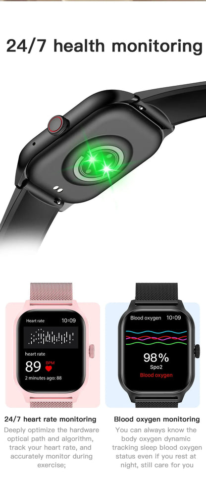 LEMFO LT10 Smart Watch 2024 Android Gift Bluetooth Call Smartwatch 2024 Touch Dial Music Fitness Tracker Sports Watches - RELUX.STORE