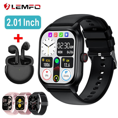LEMFO LT10 Smart Watch 2024 Android Gift Bluetooth Call Smartwatch 2024 Touch Dial Music Fitness Tracker Sports Watches - RELUX.STORE
