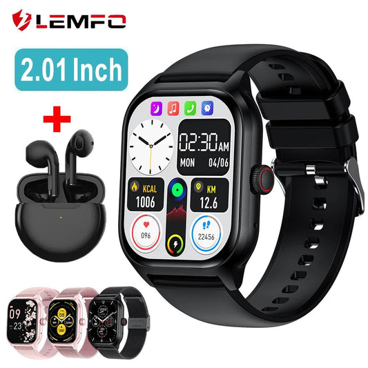 LEMFO LT10 Smart Watch 2024 Android Gift Bluetooth Call Smartwatch 2024 Touch Dial Music Fitness Tracker Sports Watches - RELUX.STORE