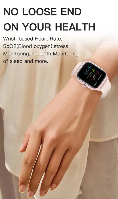 LEMFO LT10 Smart Watch 2024 Android Gift Bluetooth Call Smartwatch 2024 Touch Dial Music Fitness Tracker Sports Watches - RELUX.STORE