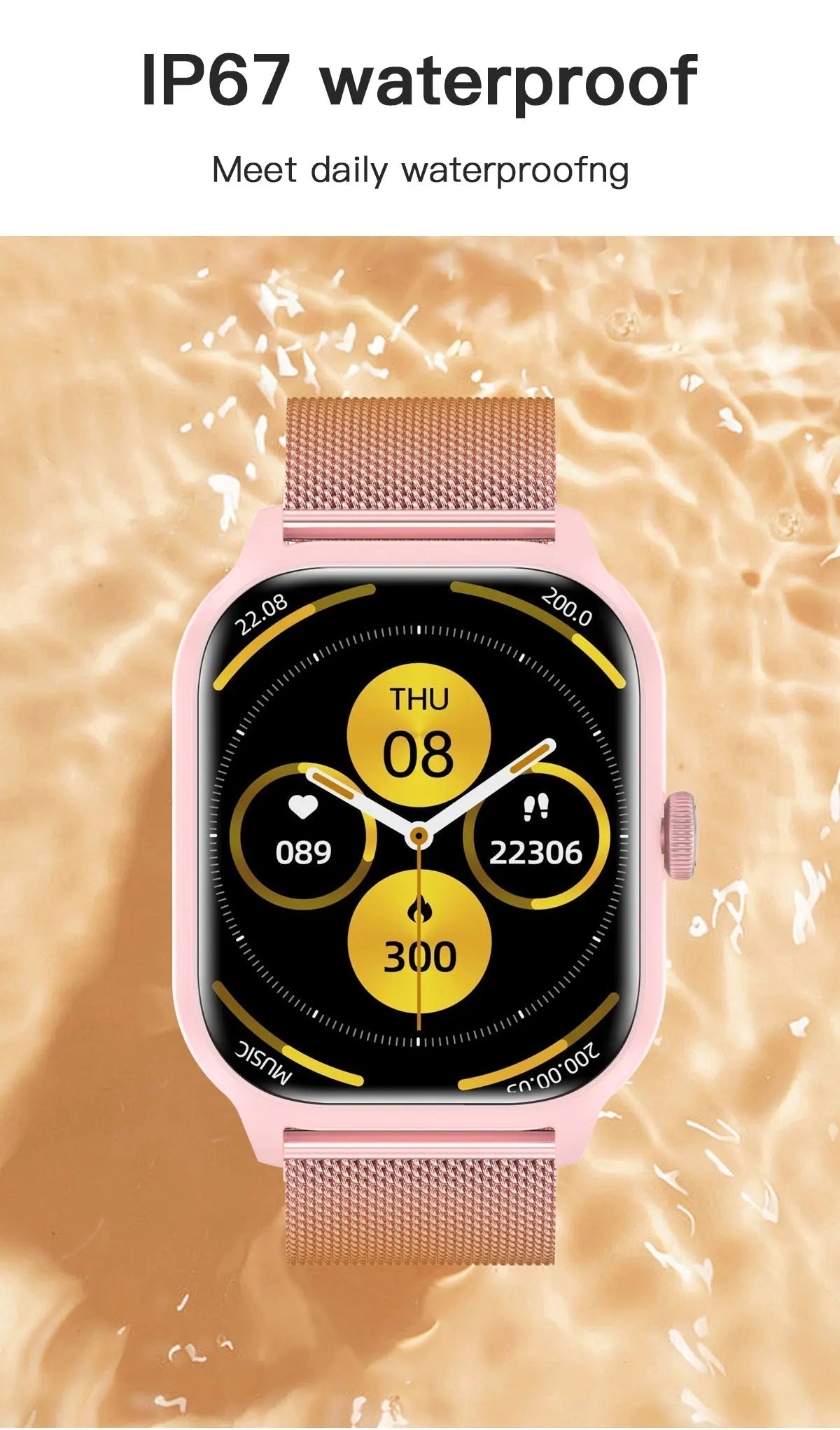 LEMFO LT10 Smart Watch 2024 Android Gift Bluetooth Call Smartwatch 2024 Touch Dial Music Fitness Tracker Sports Watches - RELUX.STORE