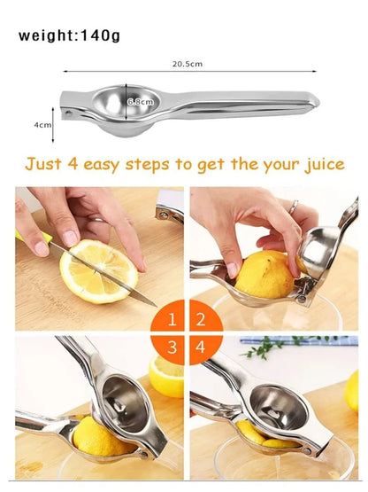 Lemon Squeezer Stainless Steel Manual Juicer Processor Kitchen Accessories Juice Fruit Pressing Citrus Orange Juicer Lemon Press - RELUX.STORE