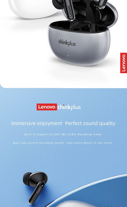 "Lenovo Thinkplus XT88 In - Ear Bluetooth Earphones – Dual Microphones, Stereo Noise Reduction, Bass HiFi Sound, Touch Control Earbuds" - RELUX.STORE