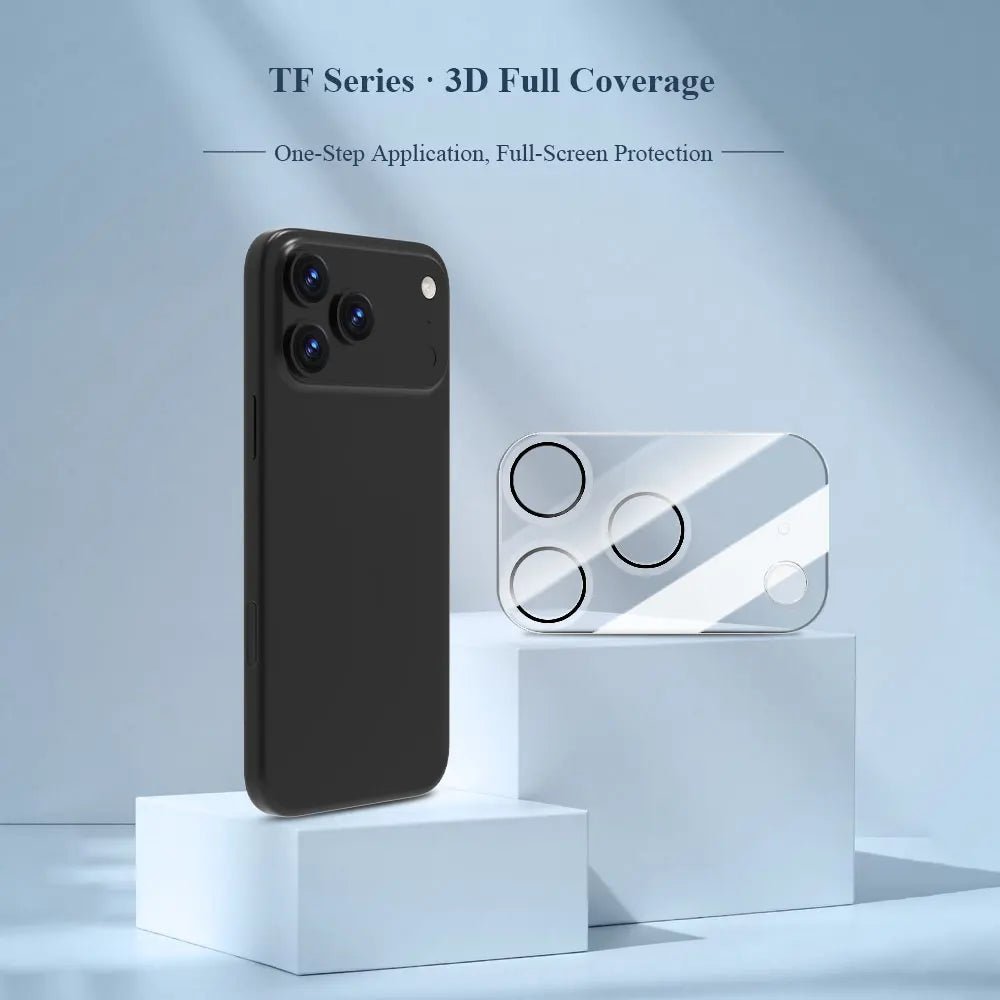 "Lereach Tempered Glass Camera Lens Protector for iPhone 17 / 17 Pro / 17 Pro Max – Scratch Resistant, High Transparency" - RELUX.STORE