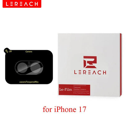 "Lereach Tempered Glass Camera Lens Protector for iPhone 17 / 17 Pro / 17 Pro Max – Scratch Resistant, High Transparency" - RELUX.STORE