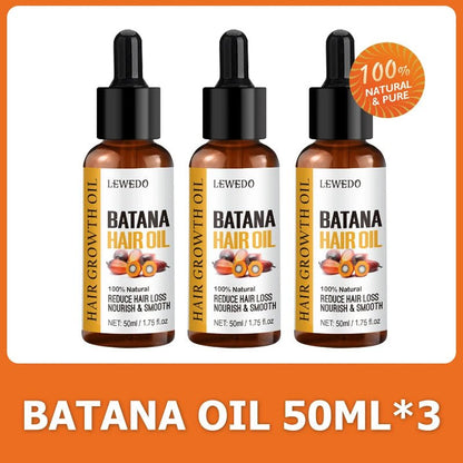 Lewedo Naturals Batana Oil Fast Hair Growth for Men Women Pure Batana Oil Nourish Shiny Hair Healthy Hair Care Anti Hair Loss - RELUX.STORE
