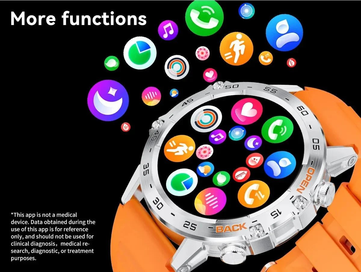 LIGE New1.39" Bluetooth Call Smart Watch Men Outdoor Sport Fitness Heart Rate Health Monitoring Smartwatch for Android IOS Phone - RELUX.STORE