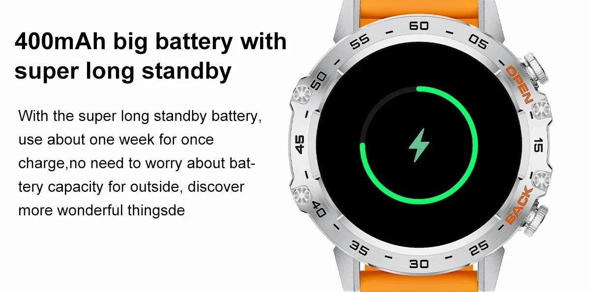 LIGE New1.39" Bluetooth Call Smart Watch Men Outdoor Sport Fitness Heart Rate Health Monitoring Smartwatch for Android IOS Phone - RELUX.STORE