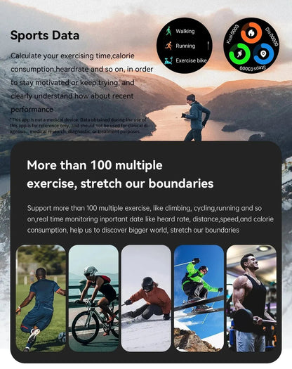LIGE New1.39" Bluetooth Call Smart Watch Men Outdoor Sport Fitness Heart Rate Health Monitoring Smartwatch for Android IOS Phone - RELUX.STORE