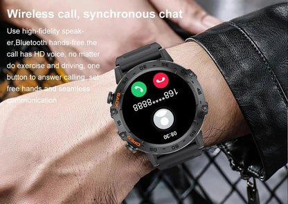 LIGE New1.39" Bluetooth Call Smart Watch Men Outdoor Sport Fitness Heart Rate Health Monitoring Smartwatch for Android IOS Phone - RELUX.STORE