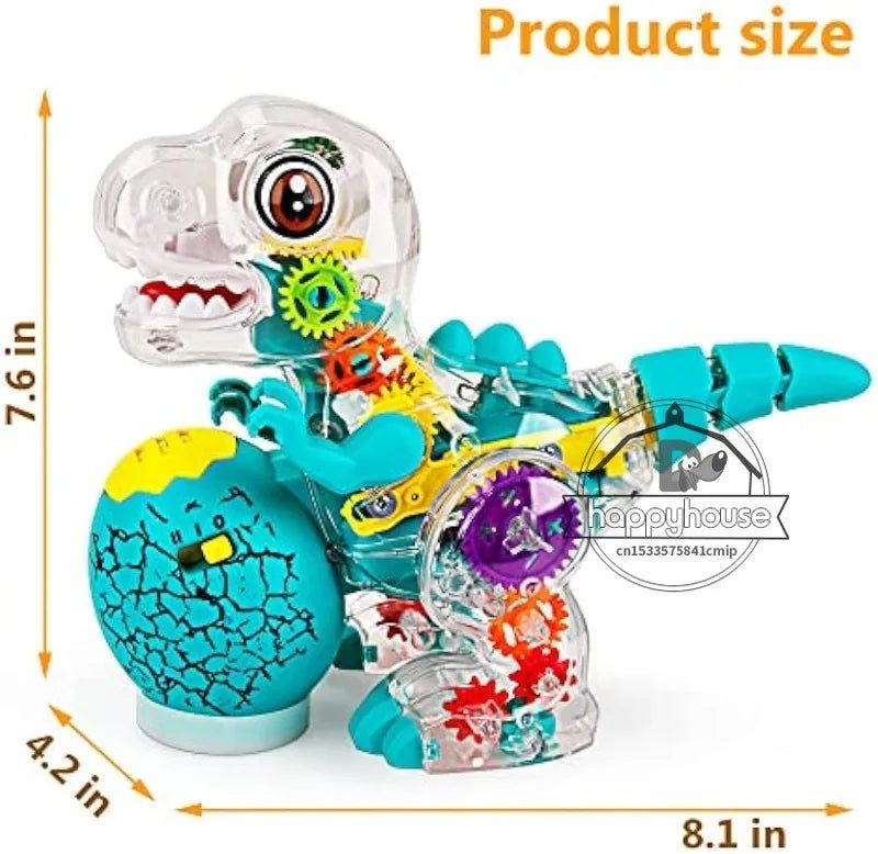 “Light - Up Transparent Gears Police Car Toy – Bump & Go Musical LED Car for Kids, Educational Baby Toy for Boys & Girls” - RELUX.STORE