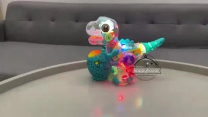 “Light - Up Transparent Gears Police Car Toy – Bump & Go Musical LED Car for Kids, Educational Baby Toy for Boys & Girls” - RELUX.STORE