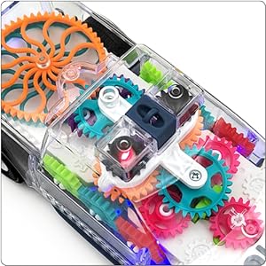 “Light - Up Transparent Gears Police Car Toy – Bump & Go Musical LED Car for Kids, Educational Baby Toy for Boys & Girls” - RELUX.STORE