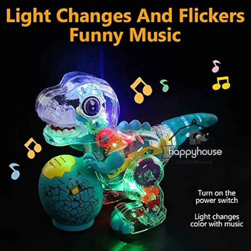 “Light - Up Transparent Gears Police Car Toy – Bump & Go Musical LED Car for Kids, Educational Baby Toy for Boys & Girls” - RELUX.STORE