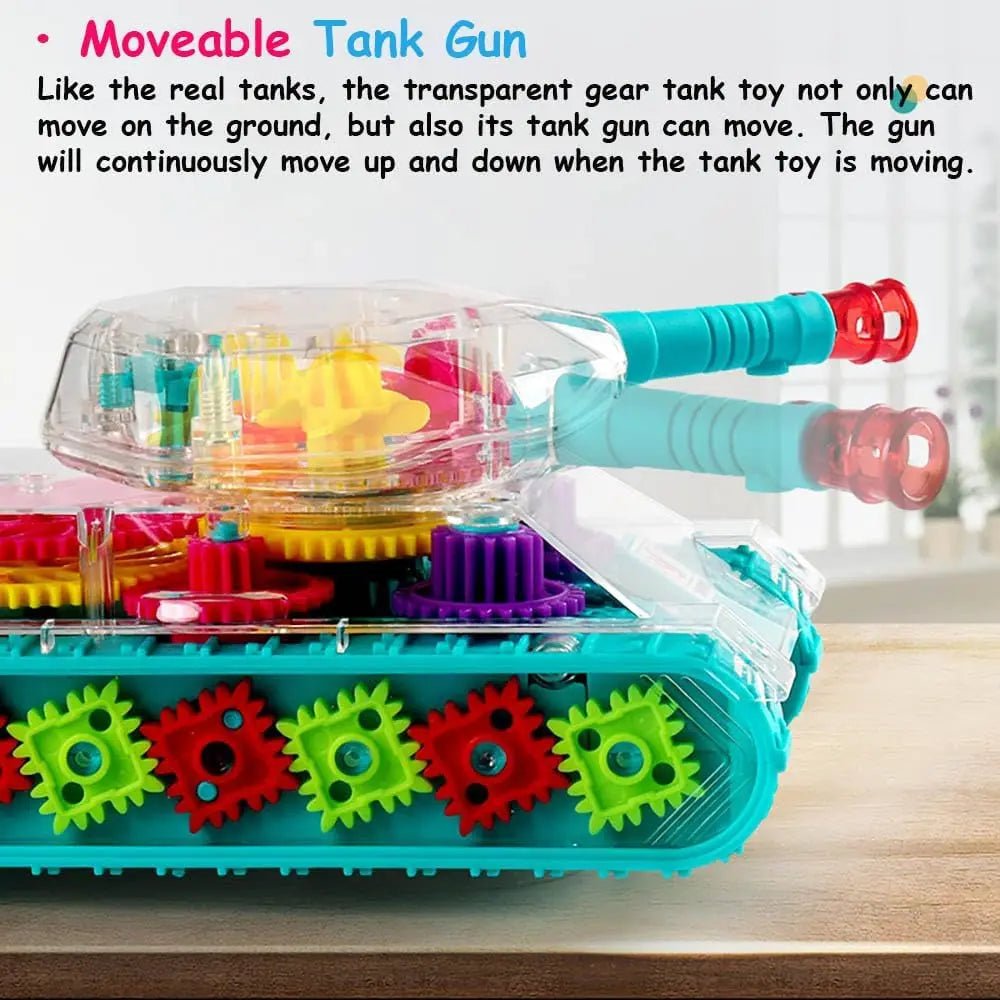 “Light - Up Transparent Gears Police Car Toy – Bump & Go Musical LED Car for Kids, Educational Baby Toy for Boys & Girls” - RELUX.STORE