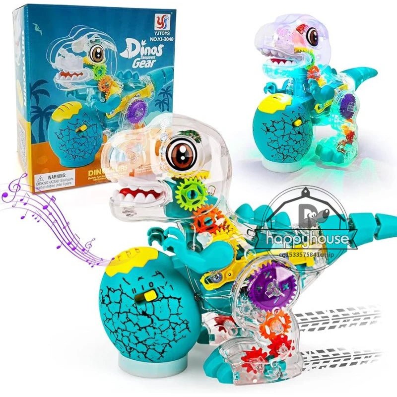 “Light - Up Transparent Gears Police Car Toy – Bump & Go Musical LED Car for Kids, Educational Baby Toy for Boys & Girls” - RELUX.STORE