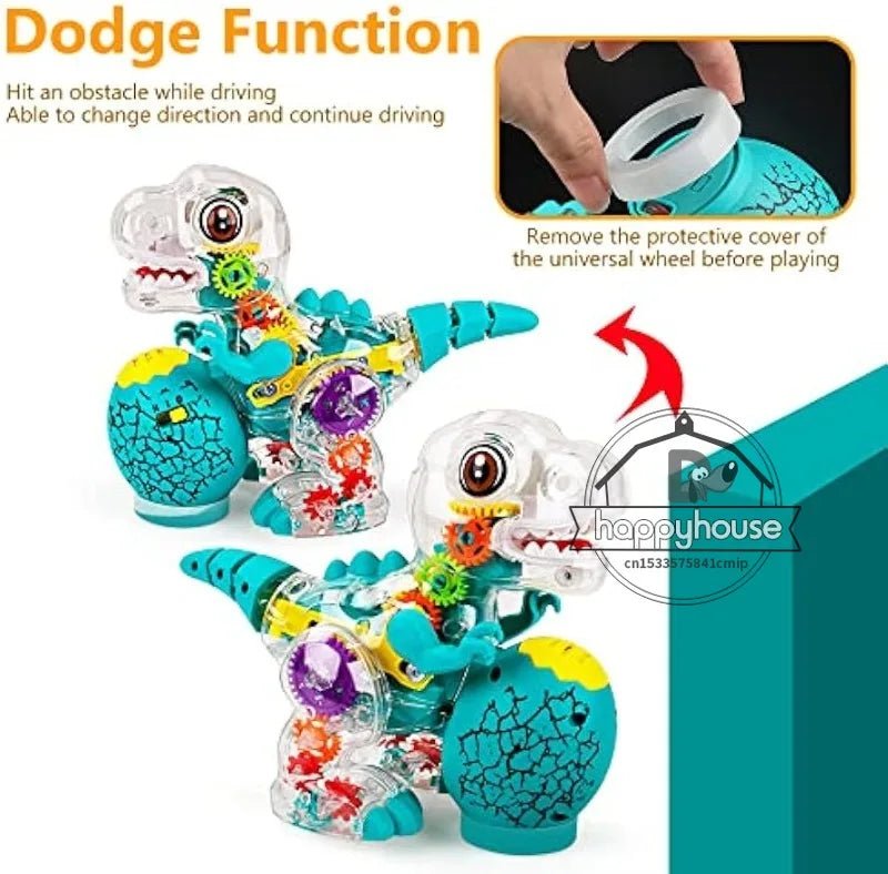 “Light - Up Transparent Gears Police Car Toy – Bump & Go Musical LED Car for Kids, Educational Baby Toy for Boys & Girls” - RELUX.STORE