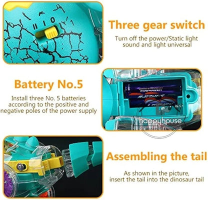 “Light - Up Transparent Gears Police Car Toy – Bump & Go Musical LED Car for Kids, Educational Baby Toy for Boys & Girls” - RELUX.STORE