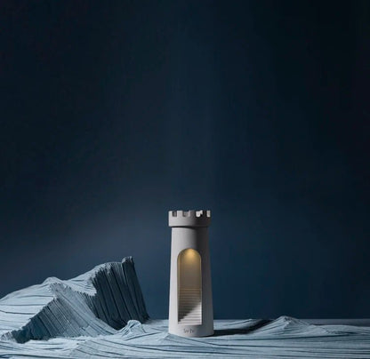 💡 "Lighthouse Table Lamp – Eye Protection Touch Nightlight with USB, Creative Cement Lamp for Bedroom, Sleep & Bedside Décor" - RELUX.STORE