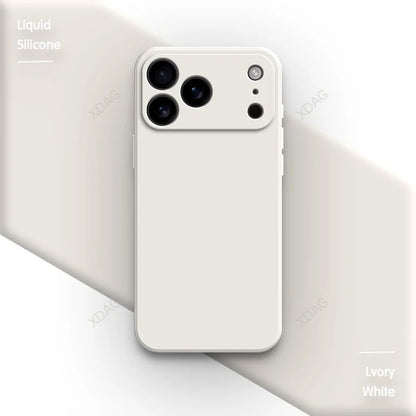 Liquid Silicone Phone Case for iPhone 17 / 17 Pro / 17 Pro Max / 17 Air – Soft Touch, Slim Protective Back Cover with Lens Guard - RELUX.STORE