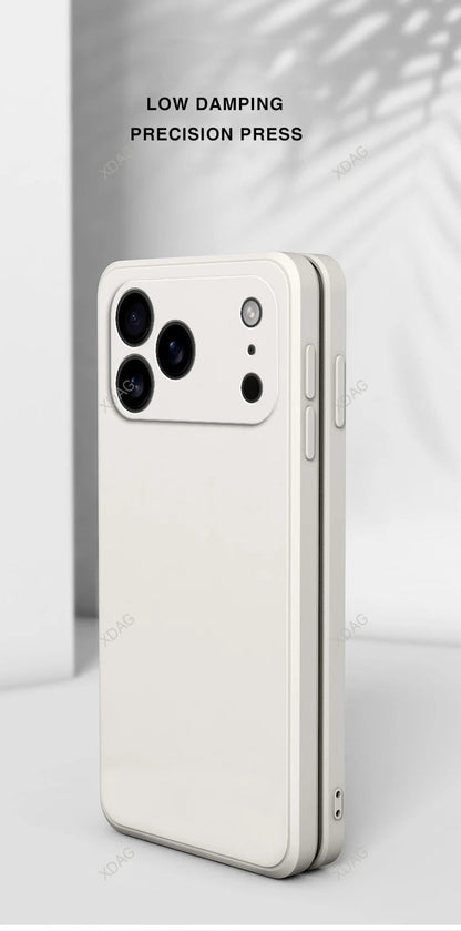 Liquid Silicone Phone Case for iPhone 17 / 17 Pro / 17 Pro Max / 17 Air – Soft Touch, Slim Protective Back Cover with Lens Guard - RELUX.STORE