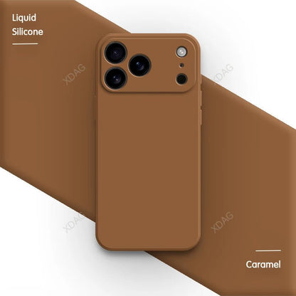 Liquid Silicone Phone Case for iPhone 17 / 17 Pro / 17 Pro Max / 17 Air – Soft Touch, Slim Protective Back Cover with Lens Guard - RELUX.STORE