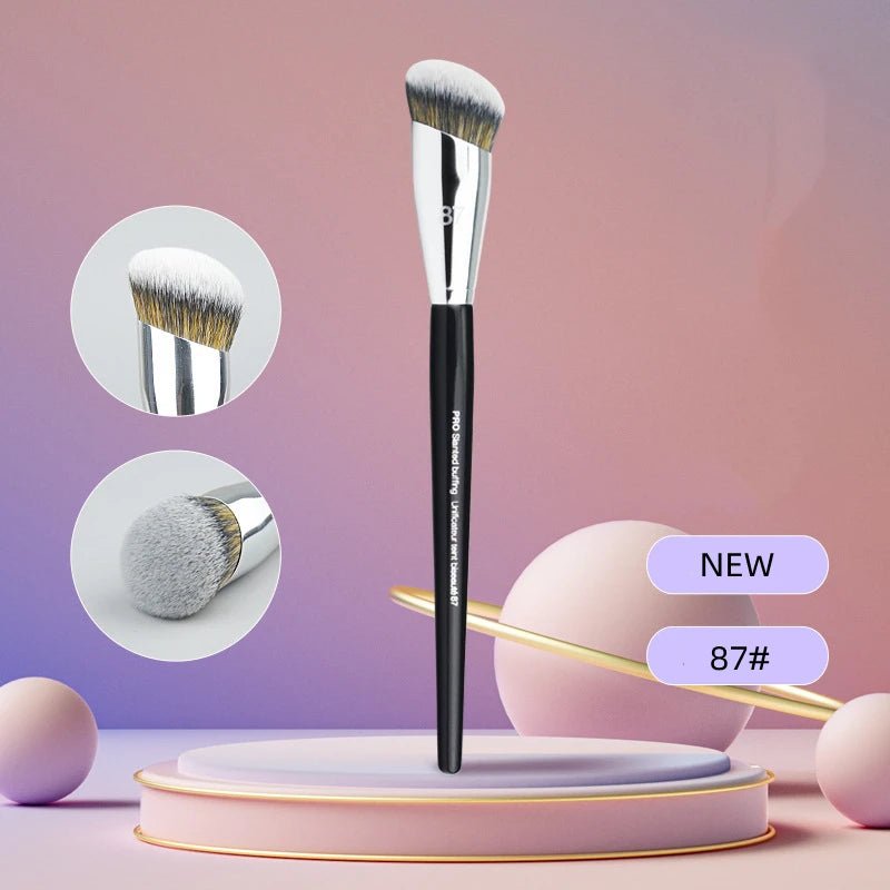 LOYBJ Professional Foundation Brush 47 Broom Head Liquid Foundation Shadow Concealer Brushes Women Face Base Makeup Beauty Tools - RELUX.STORE