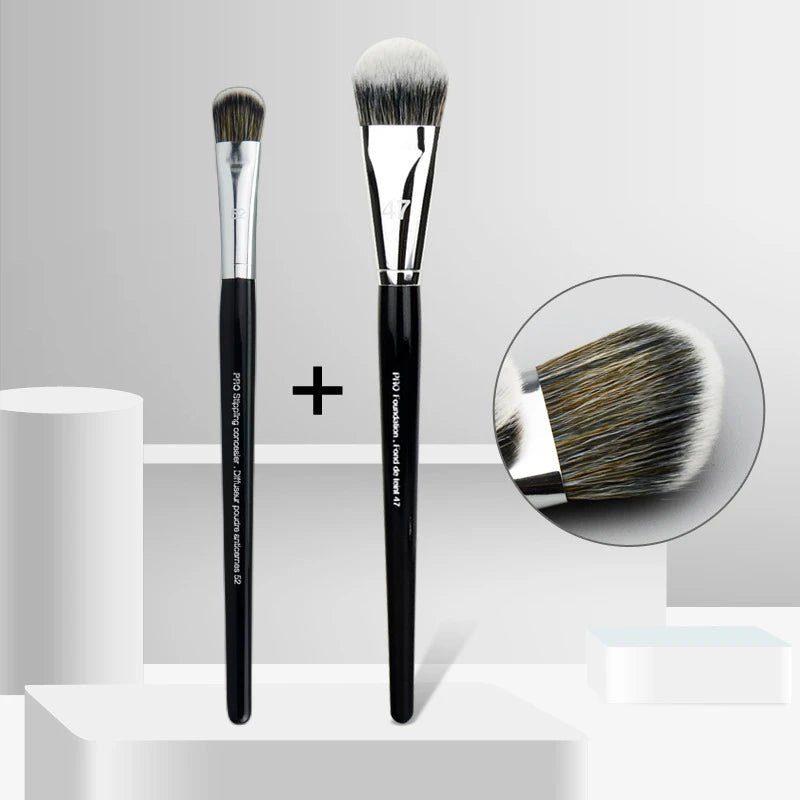 LOYBJ Professional Foundation Brush 47 Broom Head Liquid Foundation Shadow Concealer Brushes Women Face Base Makeup Beauty Tools - RELUX.STORE