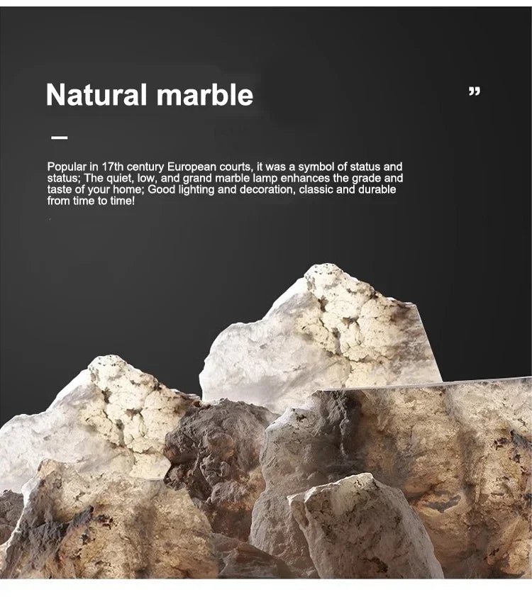 “LUMA Modern Luxury Marble Wall Light – Alabaster Sconce for Bedroom, Bedside, Living Room & Indoor Decor” - RELUX.STORE