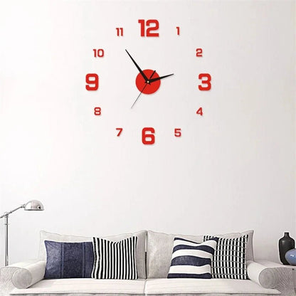 Luminous Digital Clock DIY Stereoscopic Wall Clock Silent Clock Living Room Bedroom Wall Clock Home Decorations - RELUX.STORE