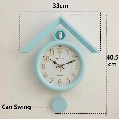 Luminous Wall Clock Luxury Cuckoo Clocks Led Watch Retro Table Clock Bedroom Silent Living Room Decoration Elegant Room Ornament - RELUX.STORE