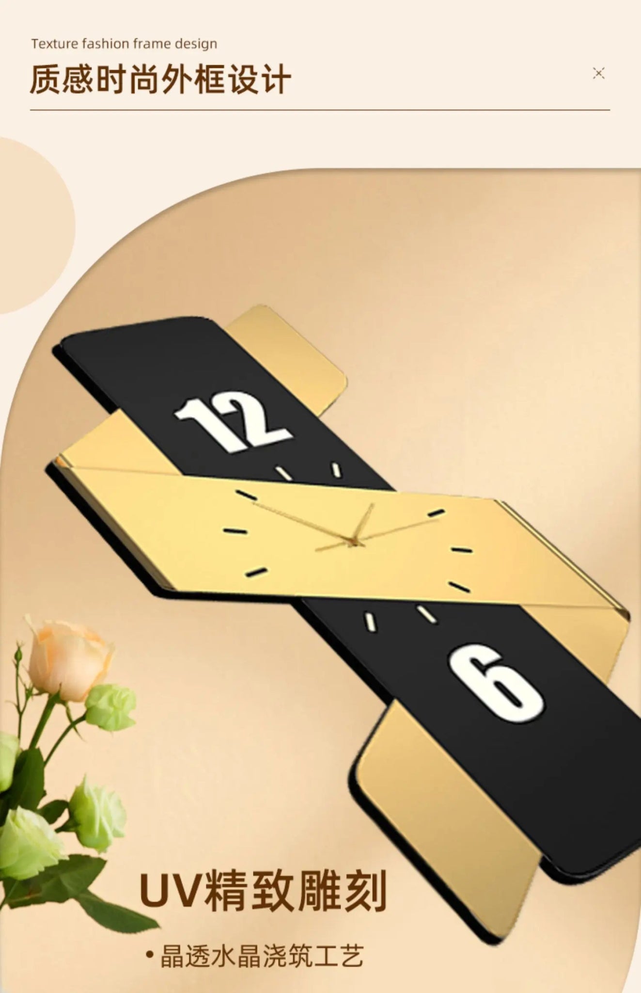 Luxury Digital Wall Clocks Living Room Art Mural Big Size Modern Wall Watch Minimalist Silent Horloge Murale Home Decoration - RELUX.STORE