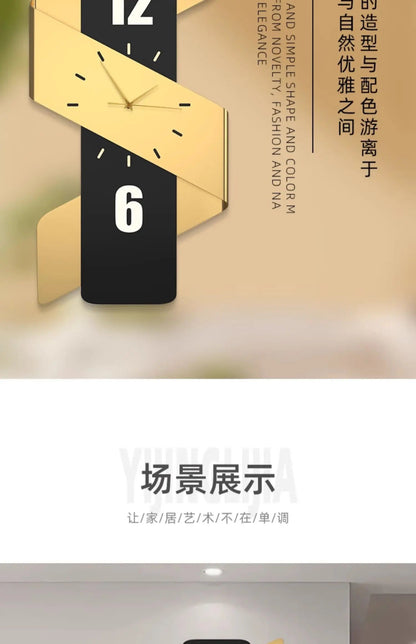 Luxury Digital Wall Clocks Living Room Art Mural Big Size Modern Wall Watch Minimalist Silent Horloge Murale Home Decoration - RELUX.STORE