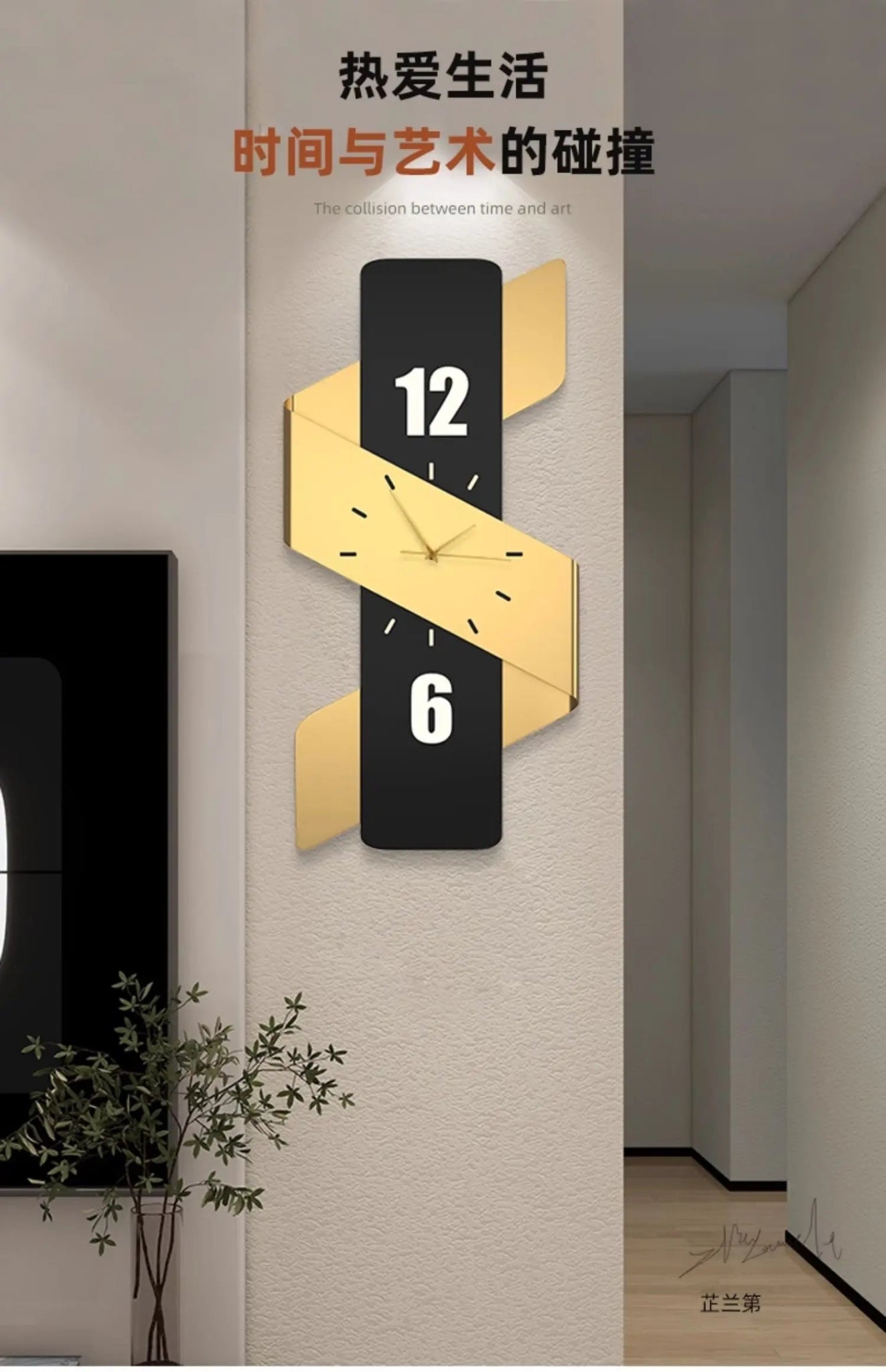 Luxury Digital Wall Clocks Living Room Art Mural Big Size Modern Wall Watch Minimalist Silent Horloge Murale Home Decoration - RELUX.STORE