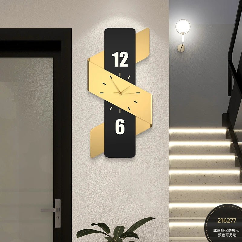 Luxury Digital Wall Clocks Living Room Art Mural Big Size Modern Wall Watch Minimalist Silent Horloge Murale Home Decoration - RELUX.STORE