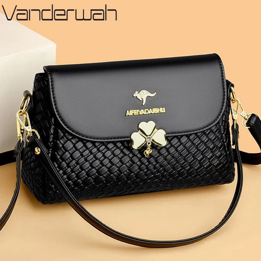 Luxury Handbags Women Bags Designer Crossbody Bags for Women 2025 High Quality Soft Knitting Leather bags Shoulder Bag Sac New - RELUX.STORE
