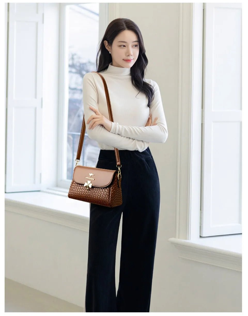Luxury Handbags Women Bags Designer Crossbody Bags for Women 2025 High Quality Soft Knitting Leather bags Shoulder Bag Sac New - RELUX.STORE