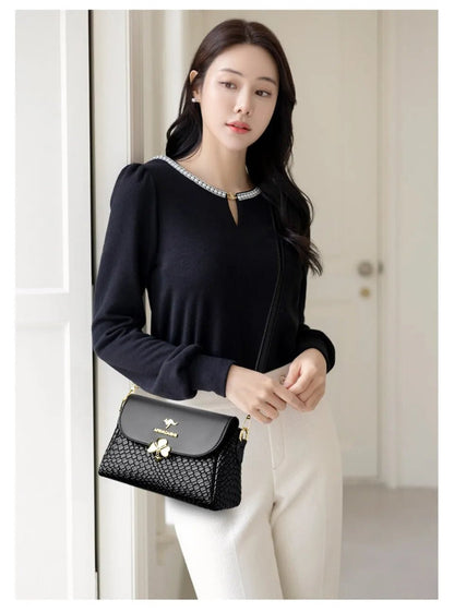 Luxury Handbags Women Bags Designer Crossbody Bags for Women 2025 High Quality Soft Knitting Leather bags Shoulder Bag Sac New - RELUX.STORE