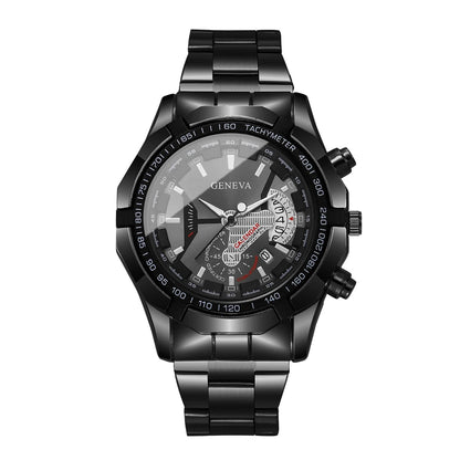 Luxury Large Dial Men Business Watches Fashion Calendar Quartz Watch for Mens Clock Reloj Hombre（Without Box） - RELUX.STORE