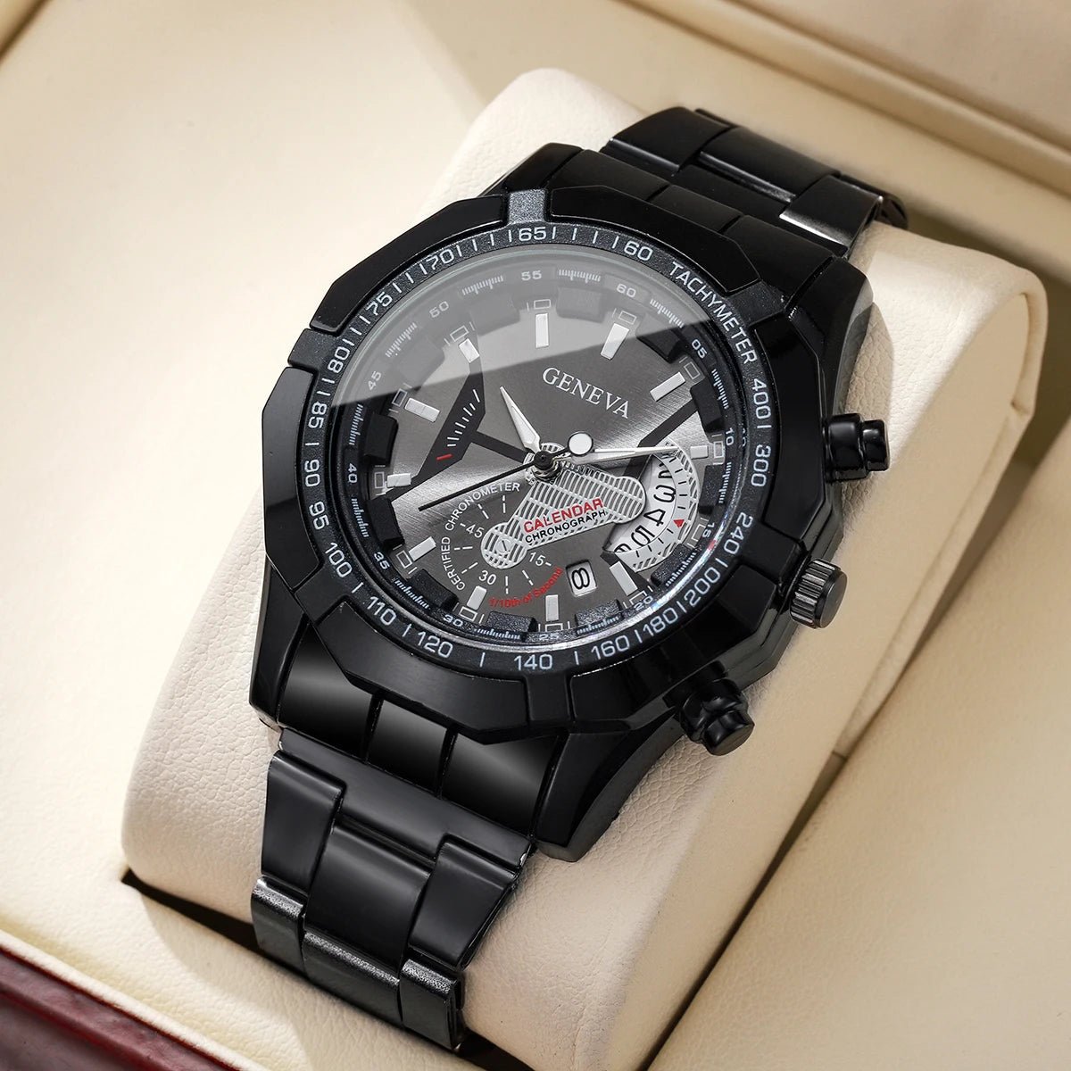 Luxury Large Dial Men Business Watches Fashion Calendar Quartz Watch for Mens Clock Reloj Hombre（Without Box） - RELUX.STORE