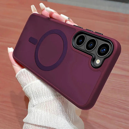 Luxury Matte Translucent Business Case for Samsung Galaxy S25/S24/S23/S22/S21/S20 Plus FE – MagSafe Magnetic Protective Cover - RELUX.STORE