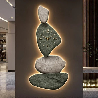 “Luxury Modern Wall Clock – Large Silent Living Room Wall Decor, Unique Minimalist Design Reloj de Pared for Home & Office” - RELUX.STORE